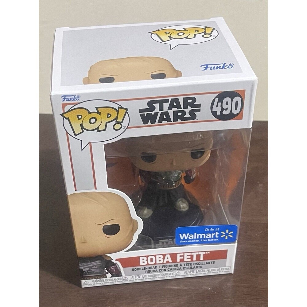 Funko Pop! Vinyl: Star Wars - Boba Fett - Walmart (Exclusive) #490 - Picture 1 of 4
